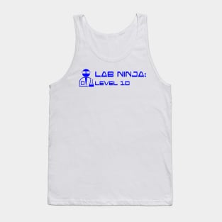 Lab Ninja Level 10 Blue Chemist Tank Top